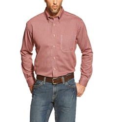 Ariat FR Bell Work Shirt - Wine 